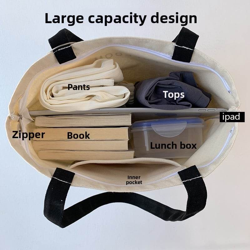 Single-shoulder canvas bag - Price Value Store