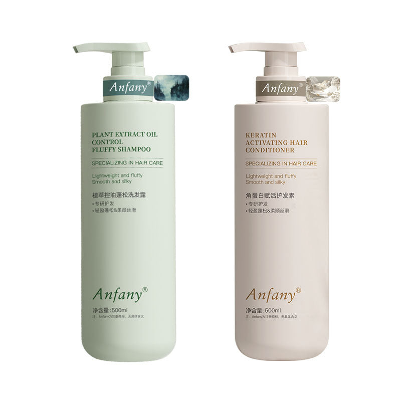 Plant-based oil-control and volumizing shampoo