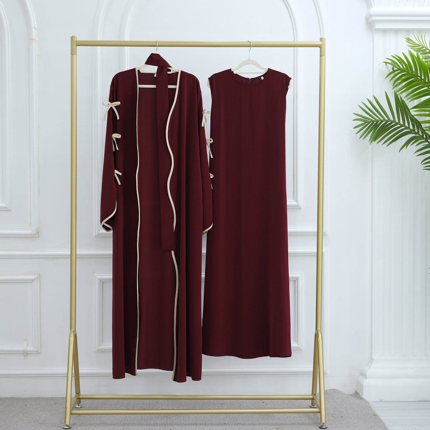 Belted long dress - Price Value Store