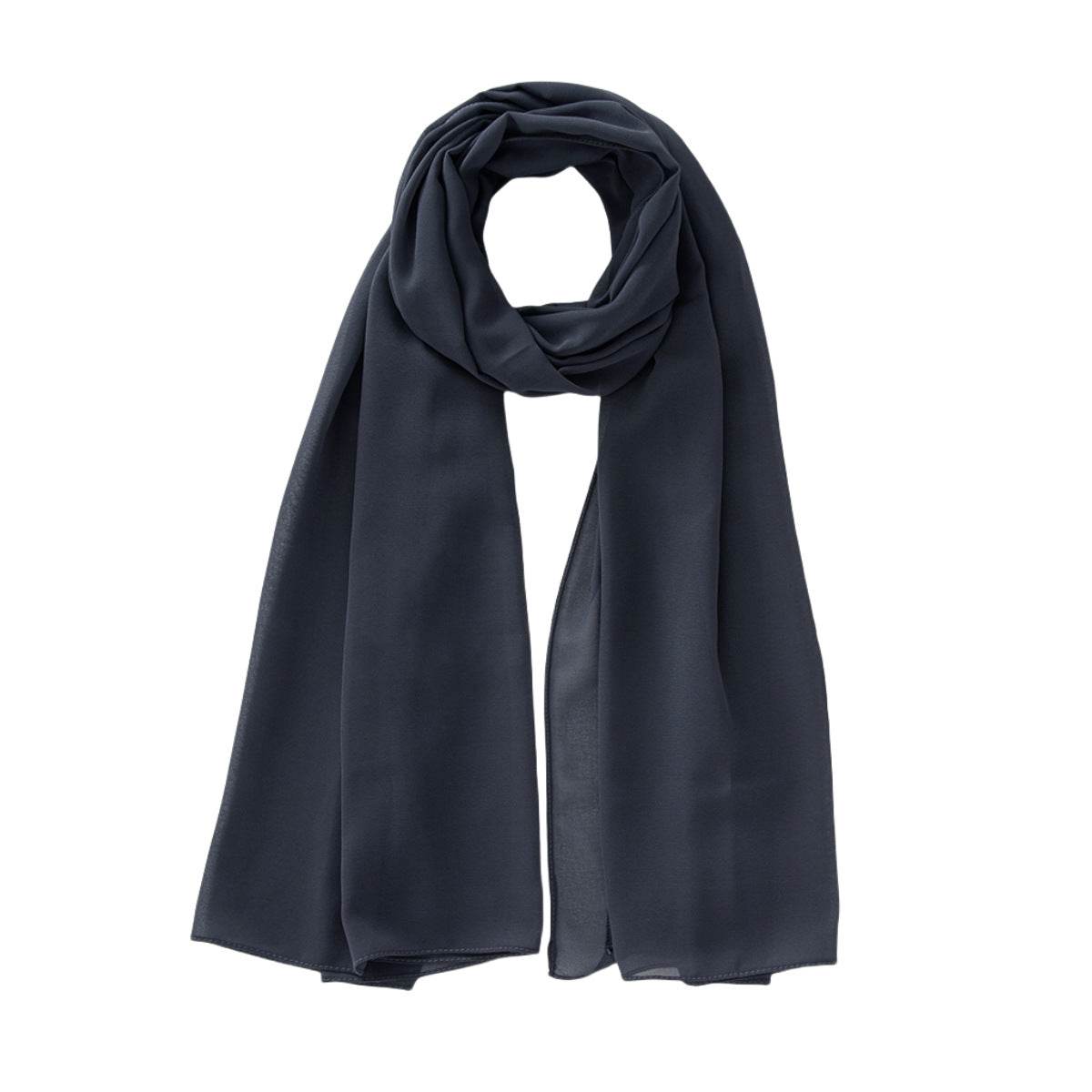 Monochrome Pearl Chiffon Bubble Scarf - Price Value Store