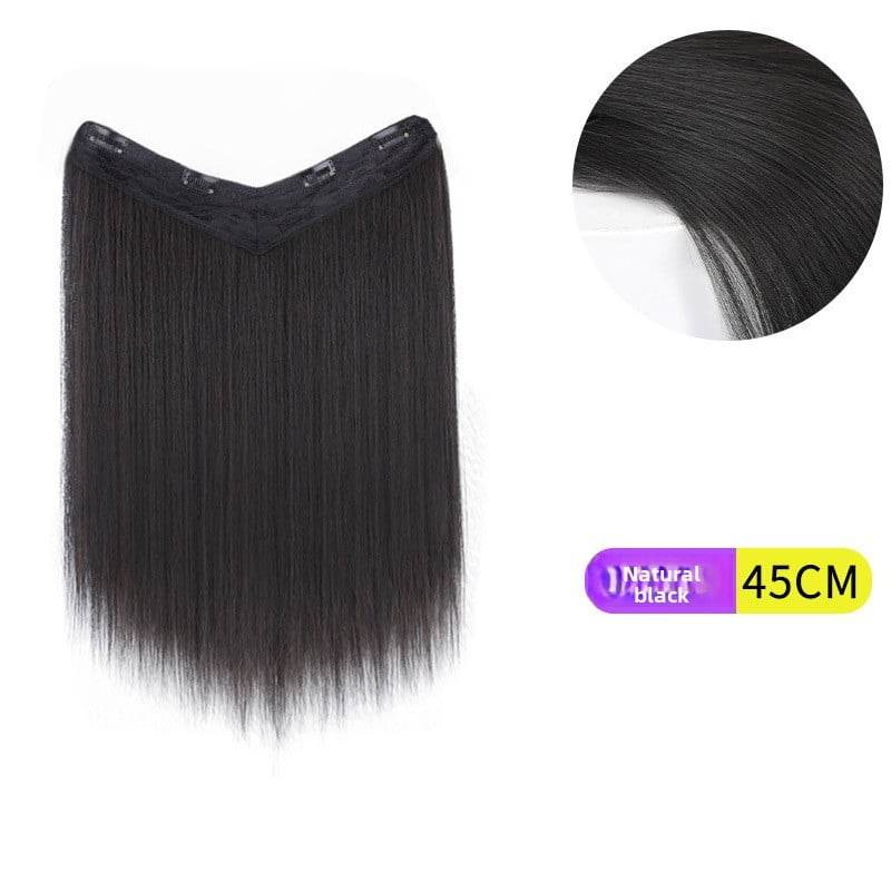 V-Shaped Fluffy Synthetic Hair Wig ? Straight/Curly (50cm/60cm) - Price Value Store