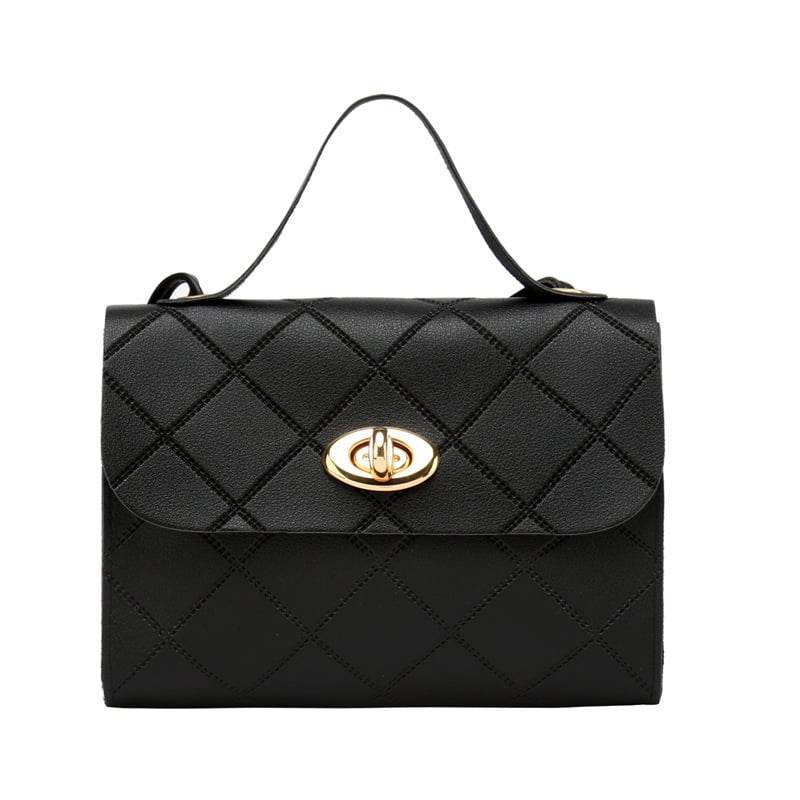 A small square bag with diamond-shaped stripes - Price Value Store