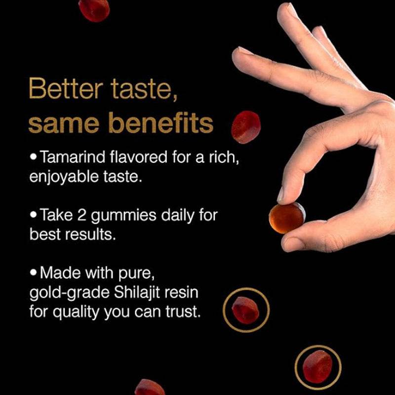 Premium Shilajit Gummies Natural Energy Immunity Mood Vegetarian Non-GMO Gummies - Price Value Store