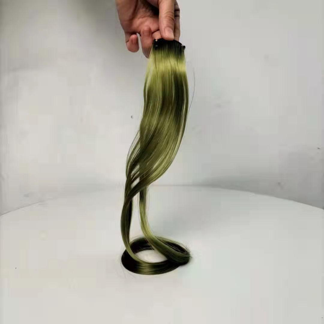 Colorful Curly Hair Piece Wig for Women