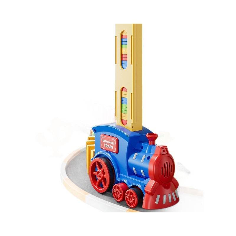 Children's automatic domino distribution train toy - Price Value Store