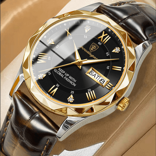 Swiss Brand Waterproof Luminous Men's Quartz Watch - Price Value Store