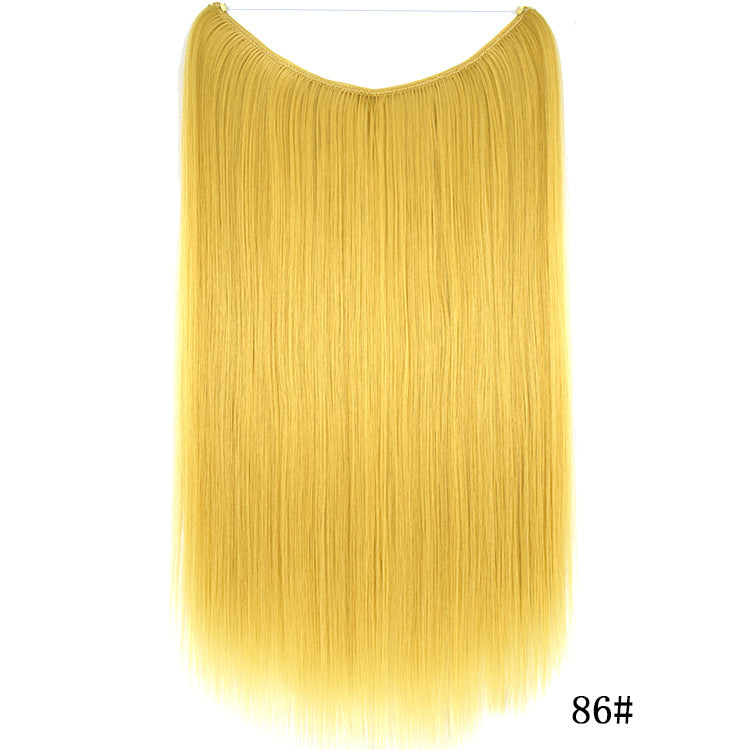 Seamless Straight Synthetic Hair Patch