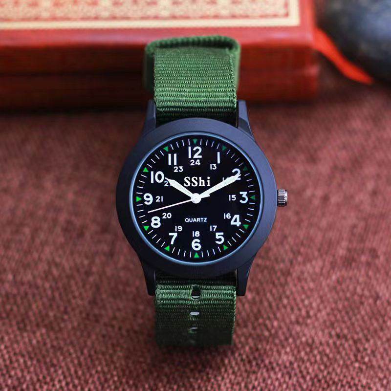 Men's Casual Canvas Quartz Watch with Round Dial - Price Value Store