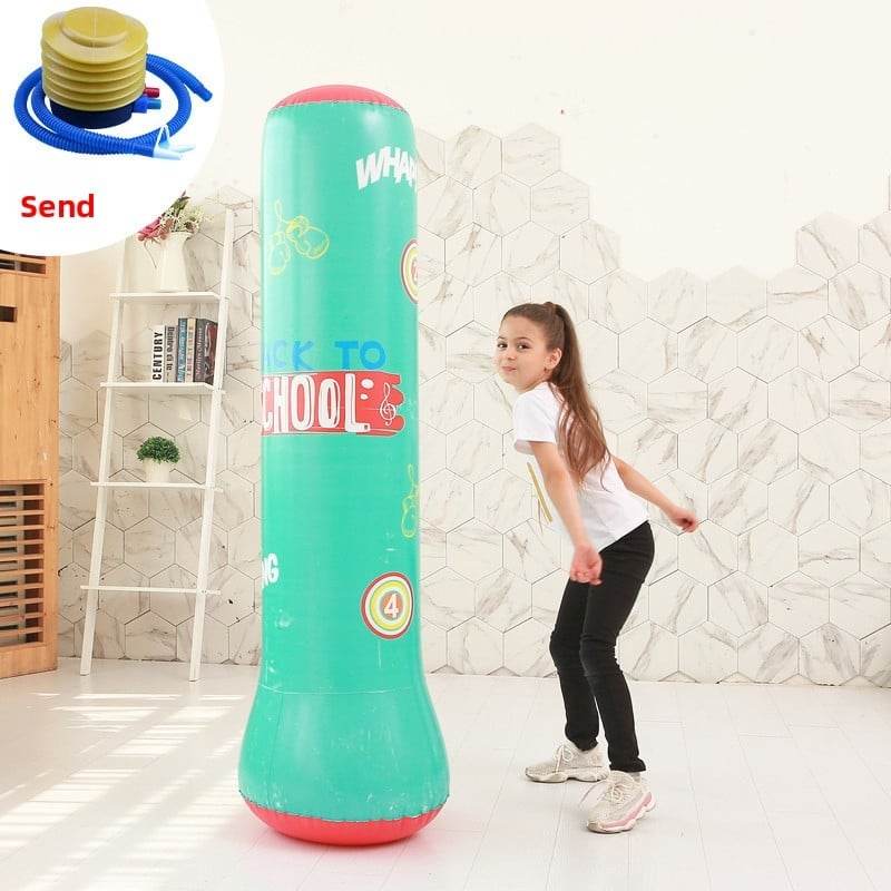 Inflatable fitness boxing column untoppleable figure - Price Value Store
