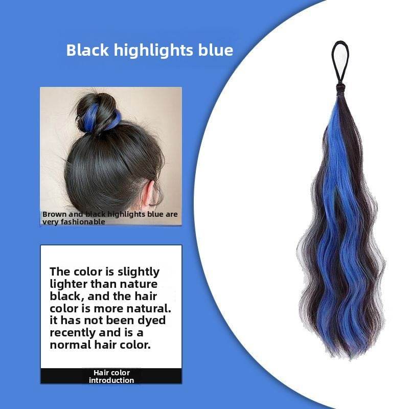 Colorful Hand-Woven Synthetic Hair Ponytail Bundles for Volume & Styling - Price Value Store