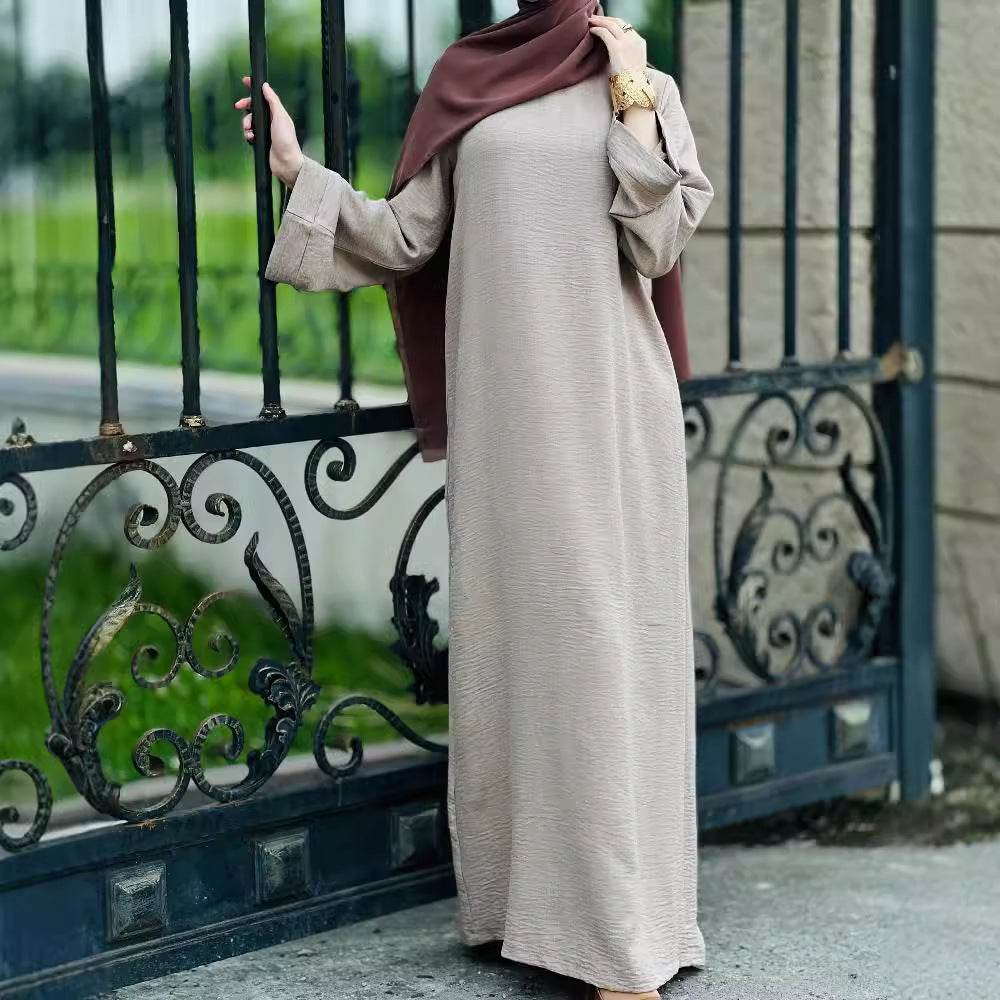 Elegant Long Sleeve Women's Dress with Pockets - Price Value Store