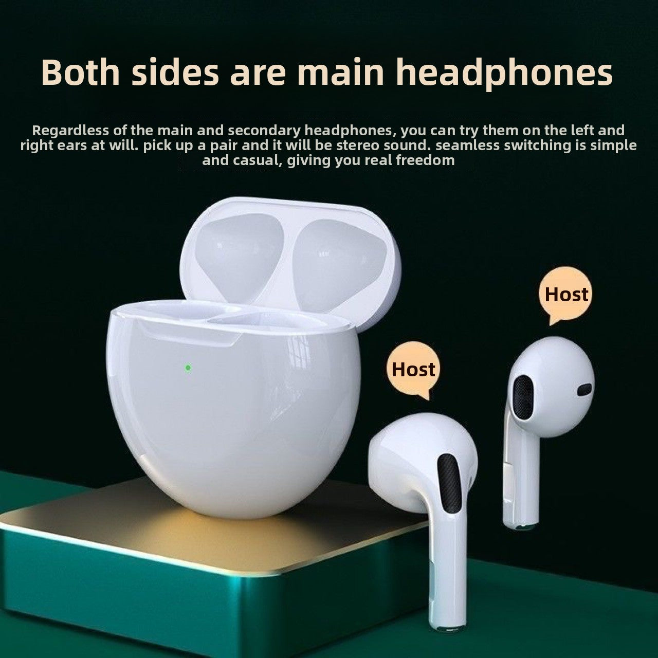 Wireless Bluetooth Headset with Noise Reduction