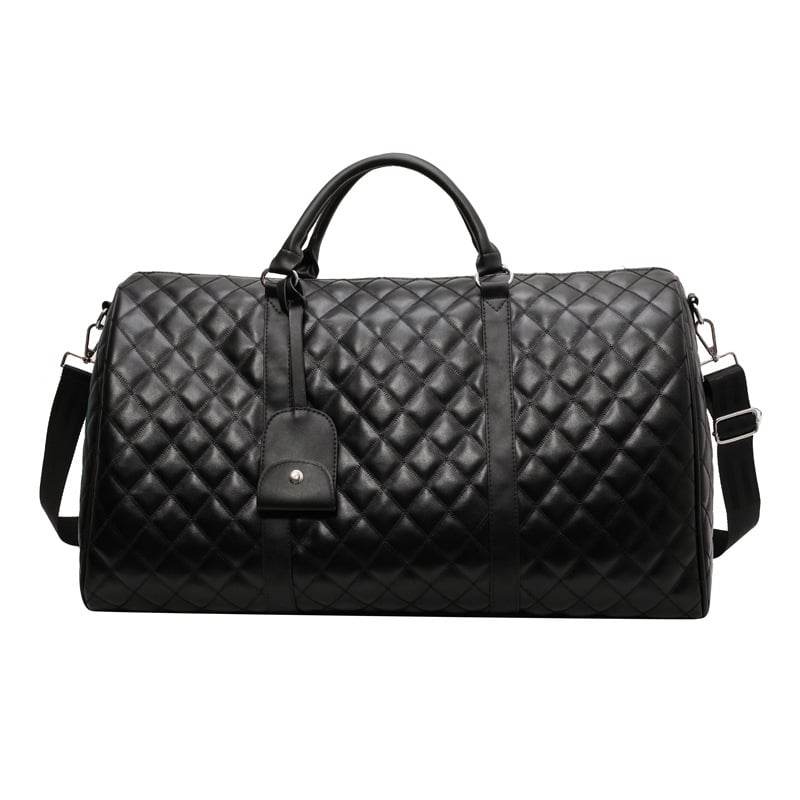 PU checkered travel bag - Price Value Store