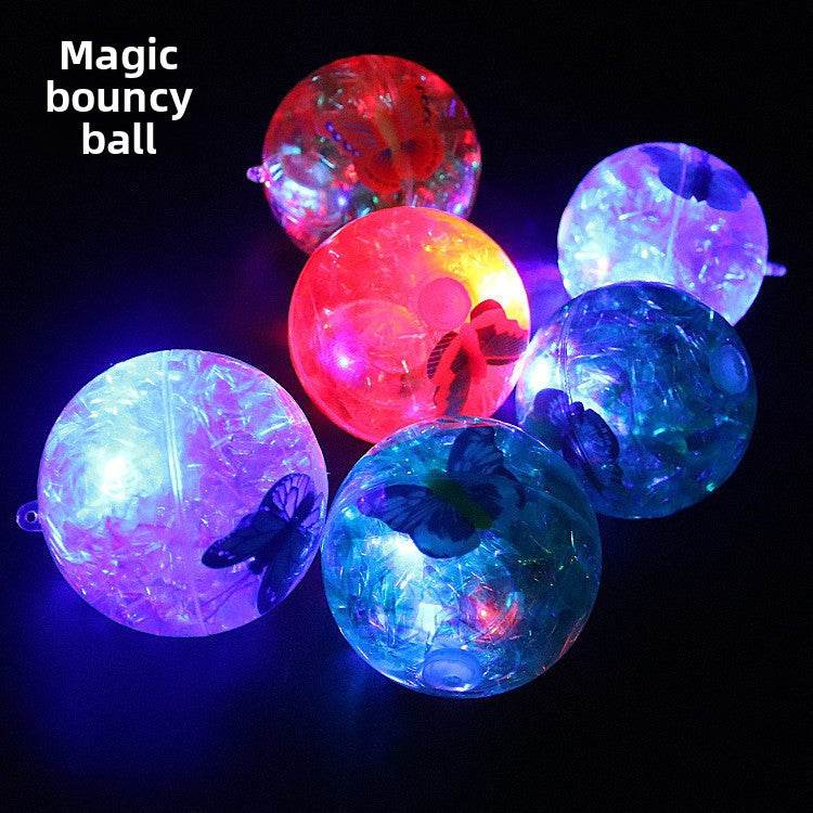 Crystal elastic ball transparent glittering toy - Price Value Store