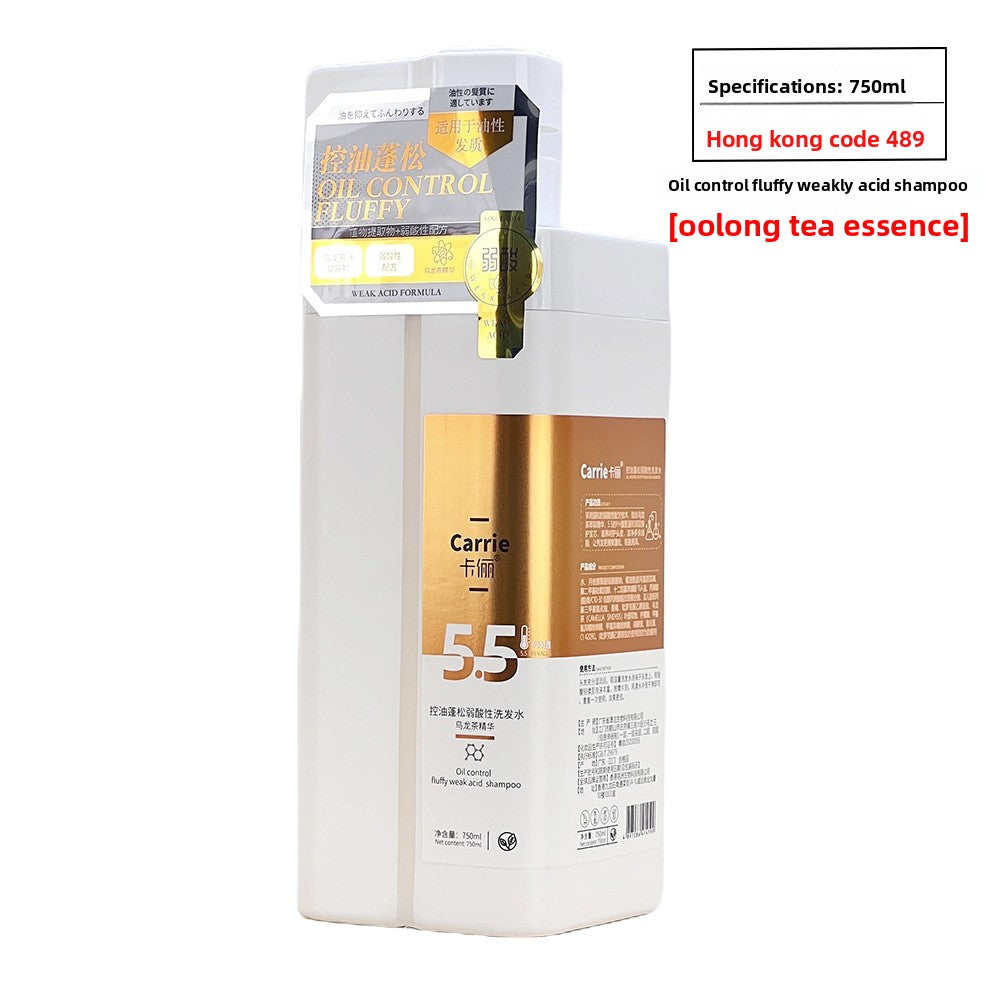 Weakly acidic shampoo and conditioner