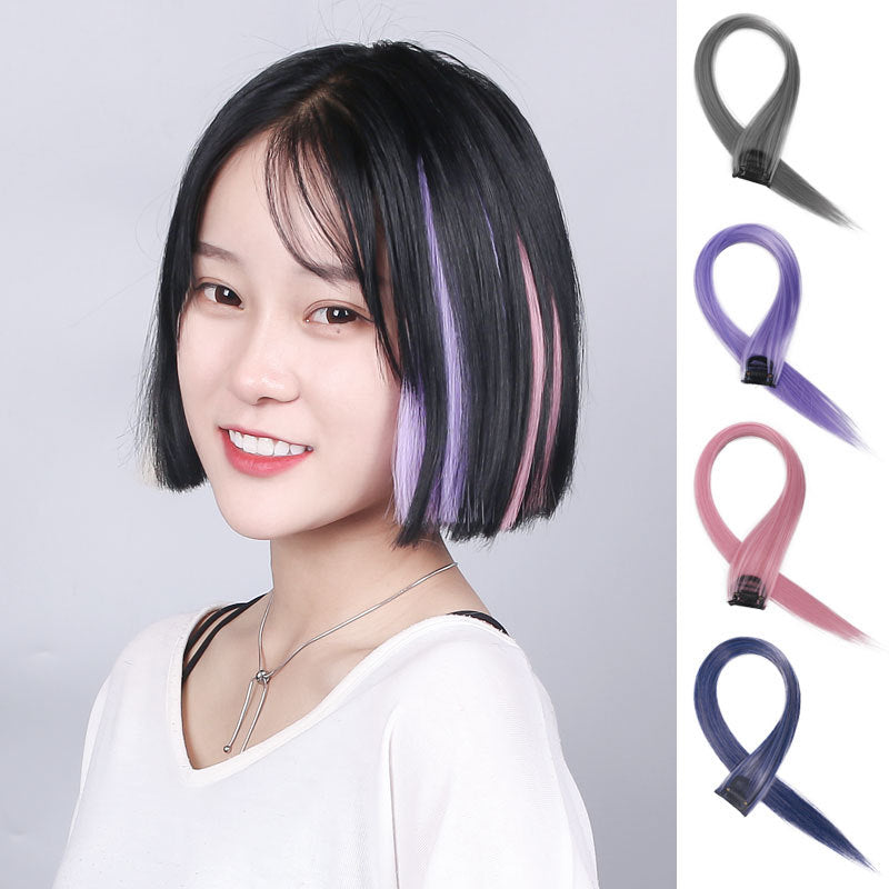 Wig pieces with ear dye