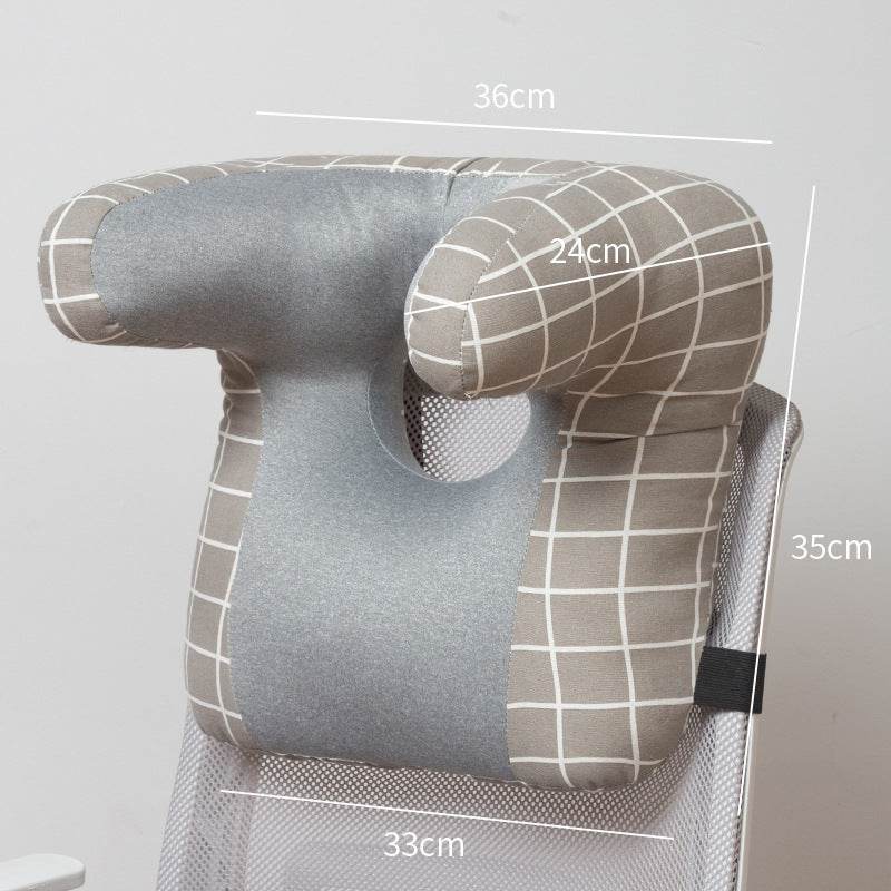 Ergonomic Office Sleeping Pillow for Neck and Back Support, Comfy Nap Headrest Cushion - Price Value Store