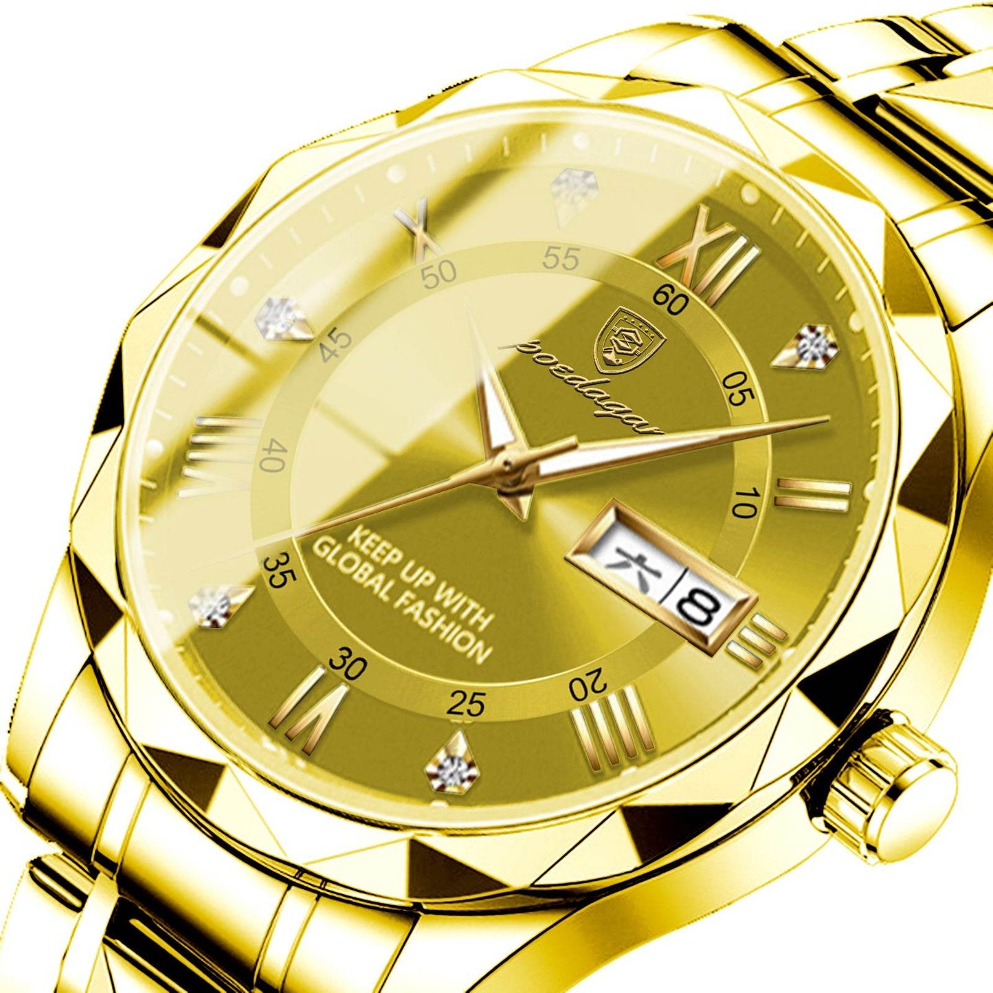 Swiss Brand Waterproof Luminous Men's Quartz Watch - Price Value Store