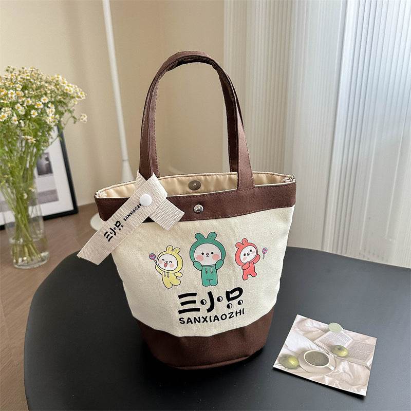 Cartoon-printed bucket bag - Price Value Store