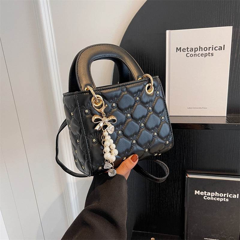 Elegant Lady Dior Style Handbag ? Chic Textured Shoulder & Tote Bag - Price Value Store