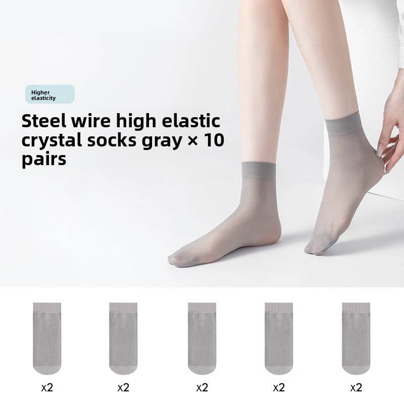 Women's Summer Anti-Snag Invisible Short Stockings - Price Value Store