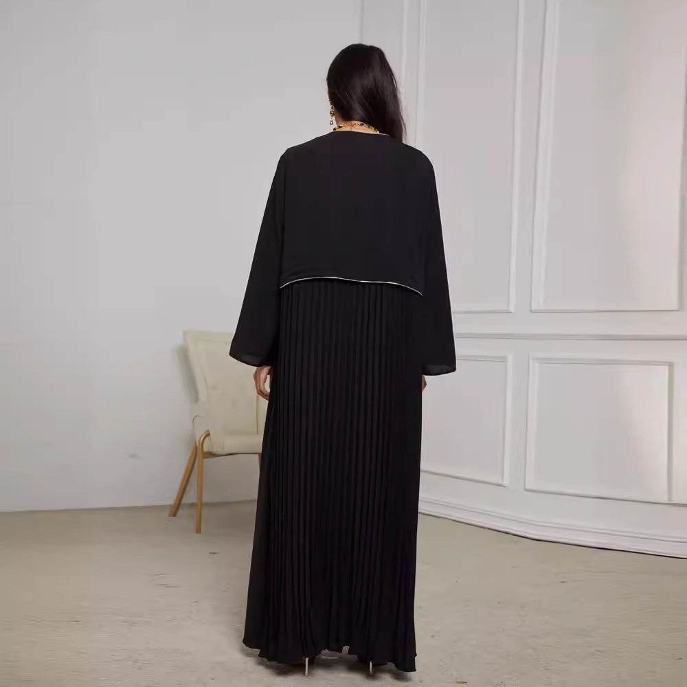 Cardigan with creased front dress - Price Value Store