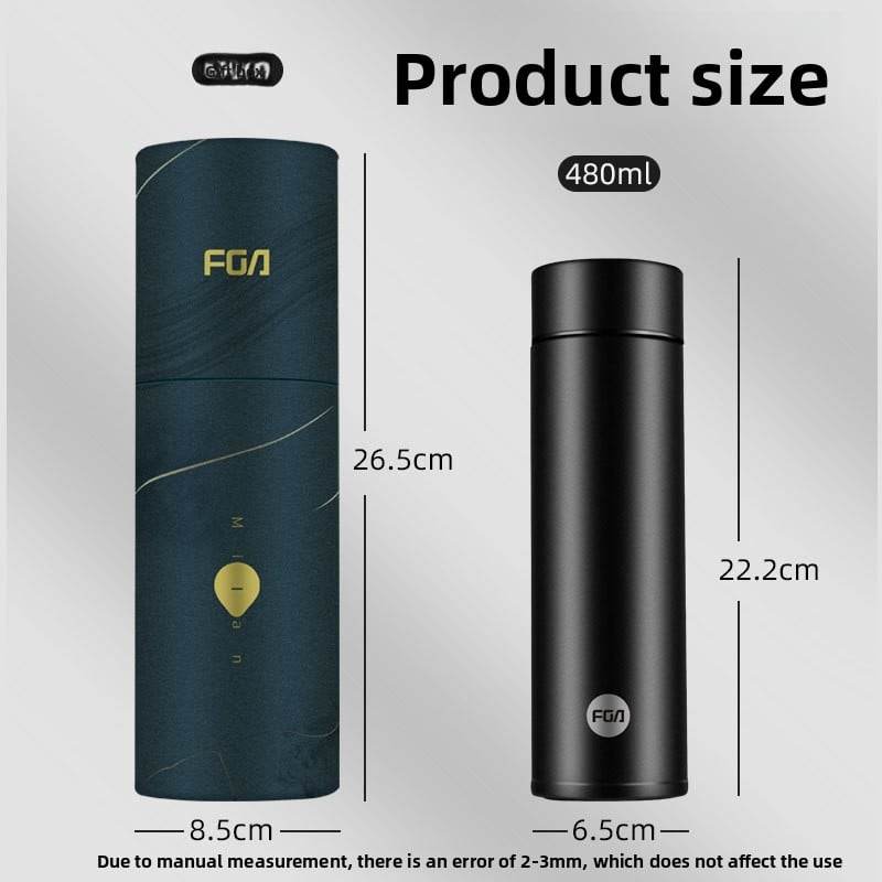 Smart Temperature Display Stainless Steel Thermos Cup - Price Value Store