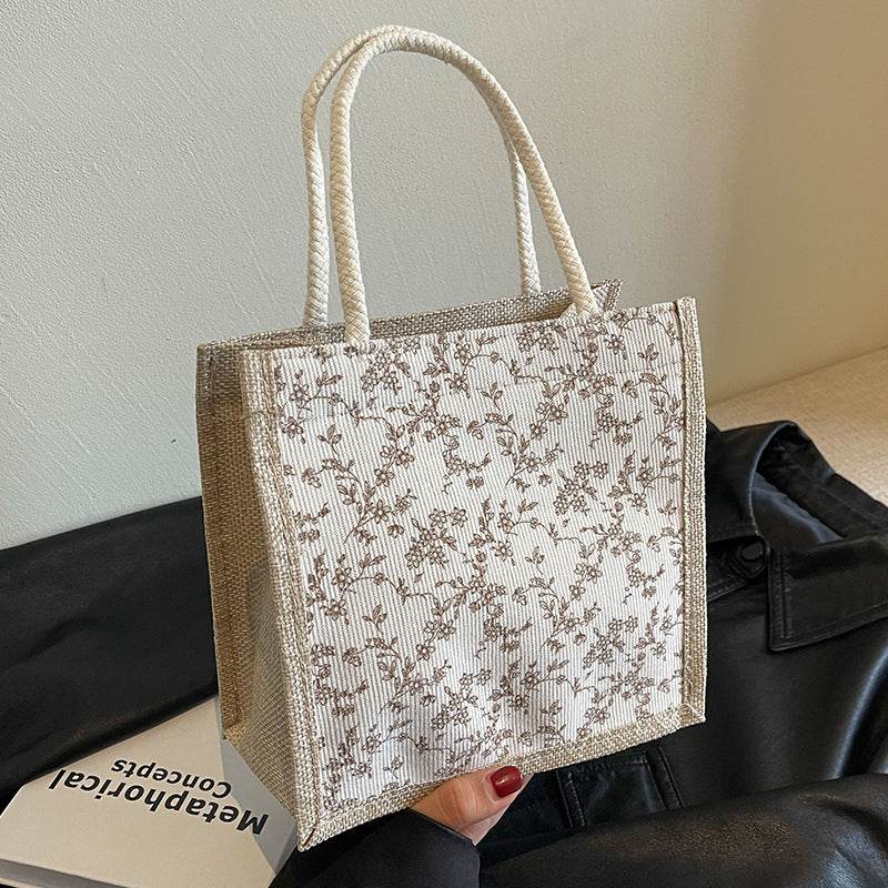 French floral print handbag - Price Value Store