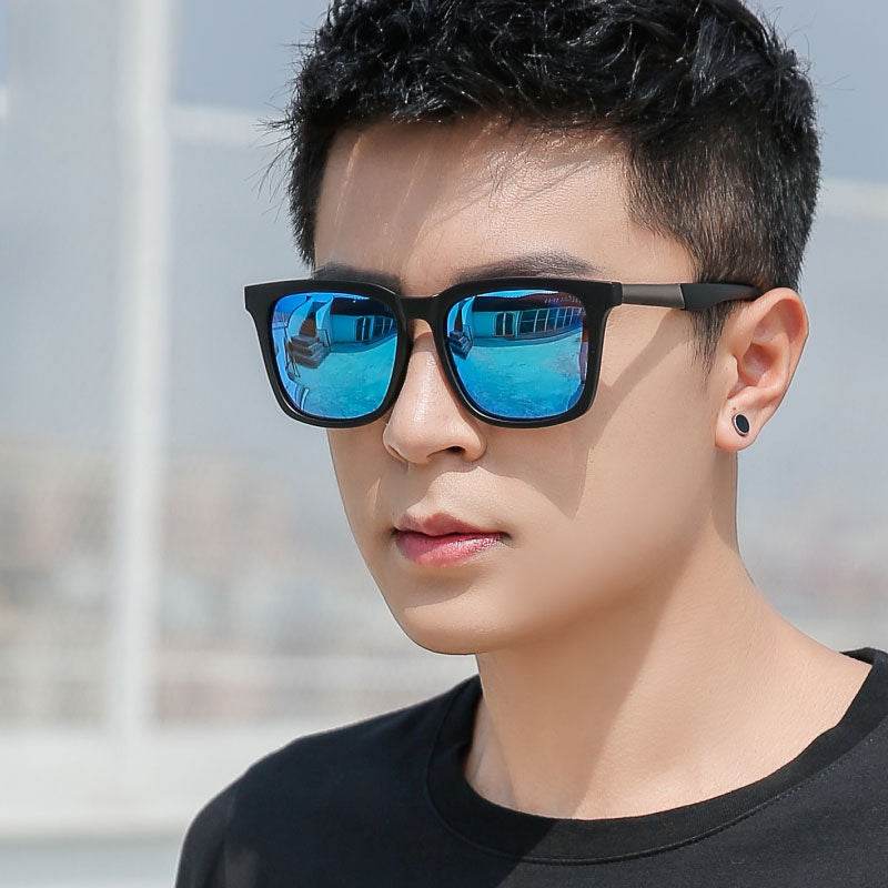 Fashionable square UV-resistant sunglasses for men - Price Value Store