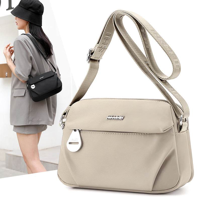 Fashion Simple Nylon Shoulder Bag Simple Versatile Cross-Body Bag Large Capacity Women's Casual Bag - Price Value Store