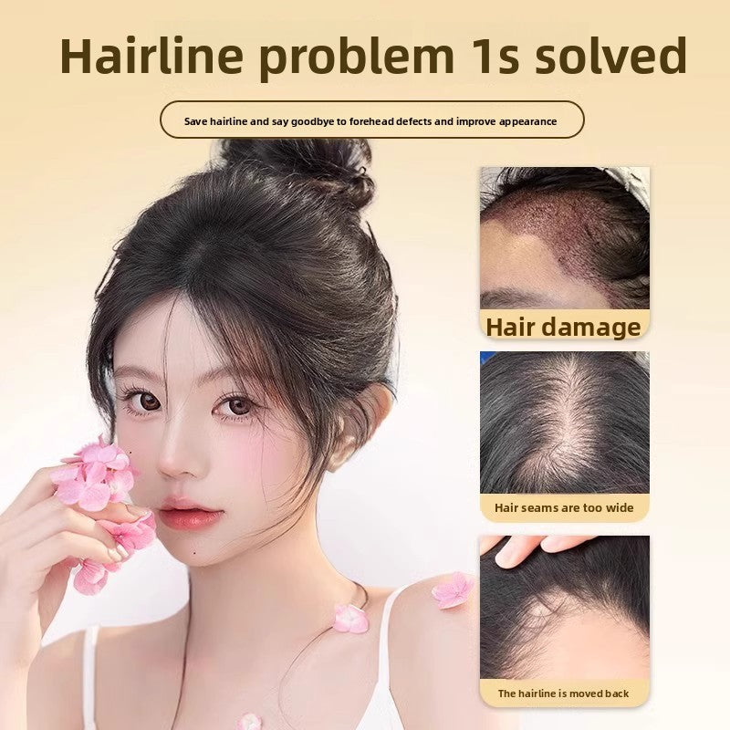 Fetal hair bangs hairline wig patches