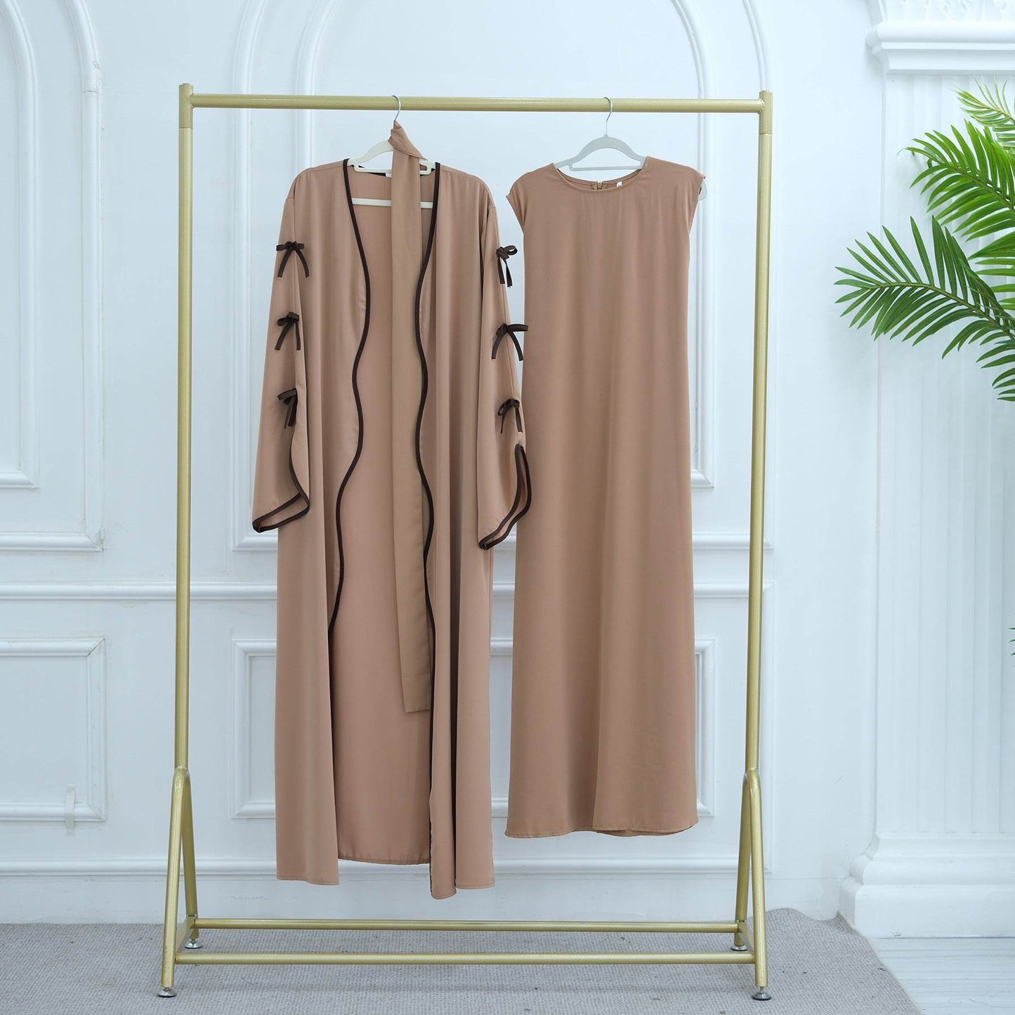 Belted long dress - Price Value Store