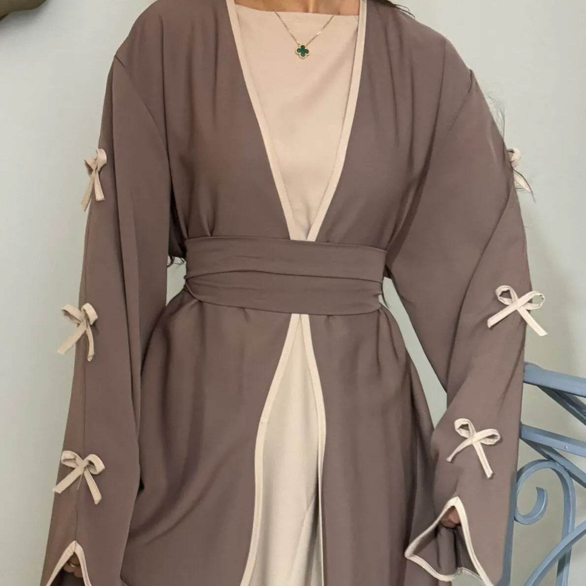 Belted long dress - Price Value Store