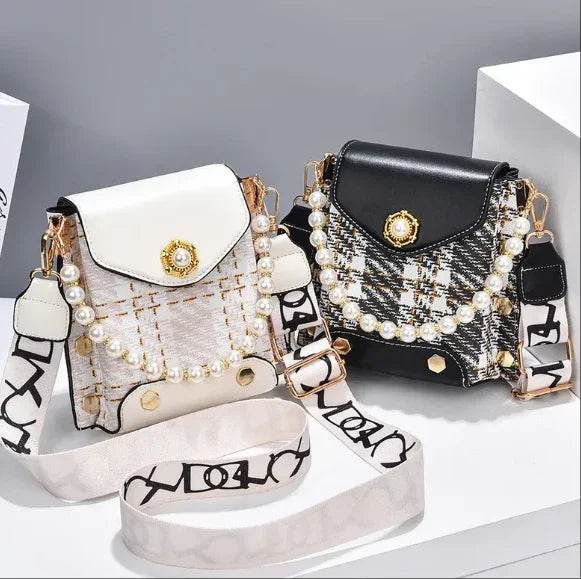 Elegant Pearl Chain Crossbody Bag ? Cute Princess-Inspired Phone Purse for Women - Price Value Store