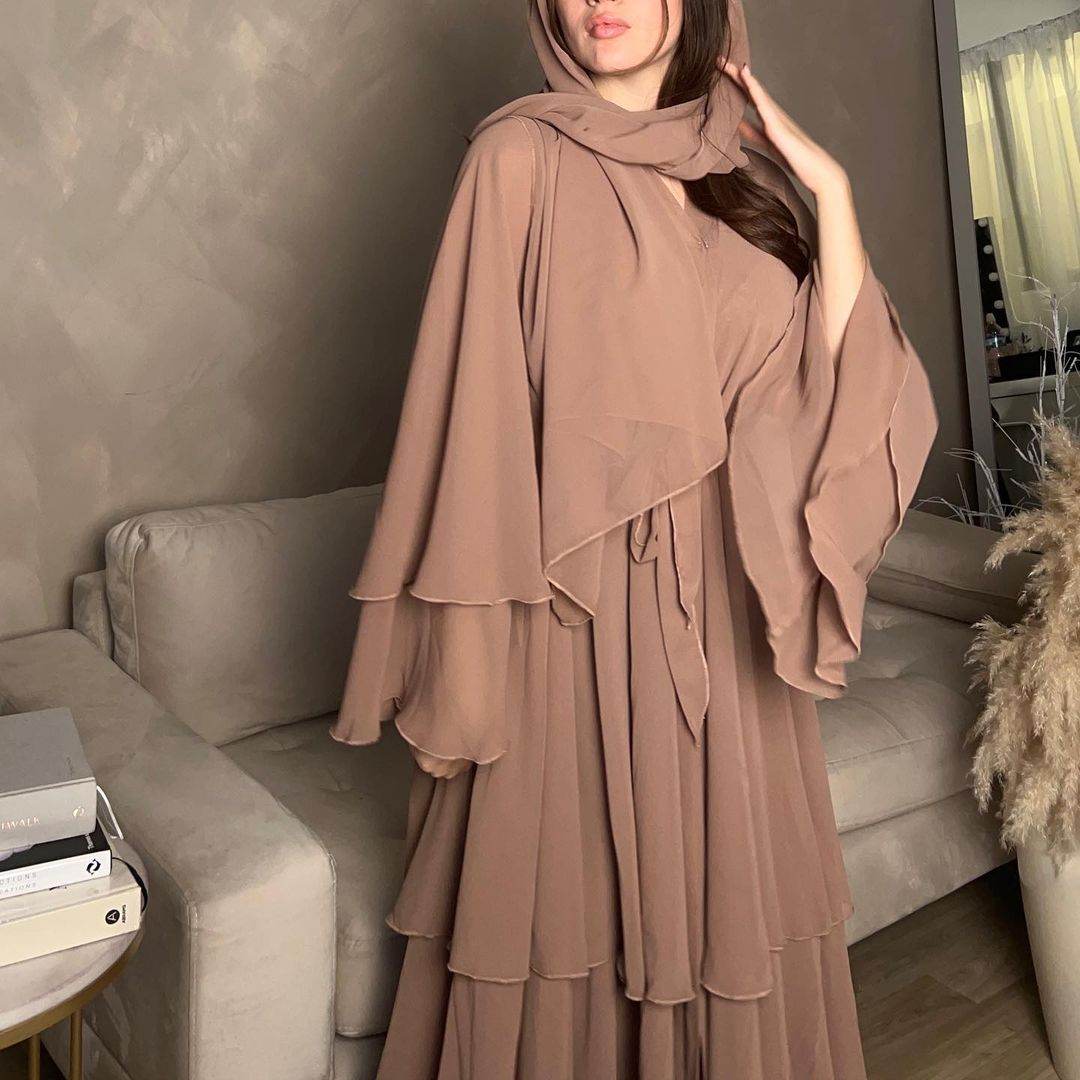 Cardigan long robe chiffon dress - Price Value Store