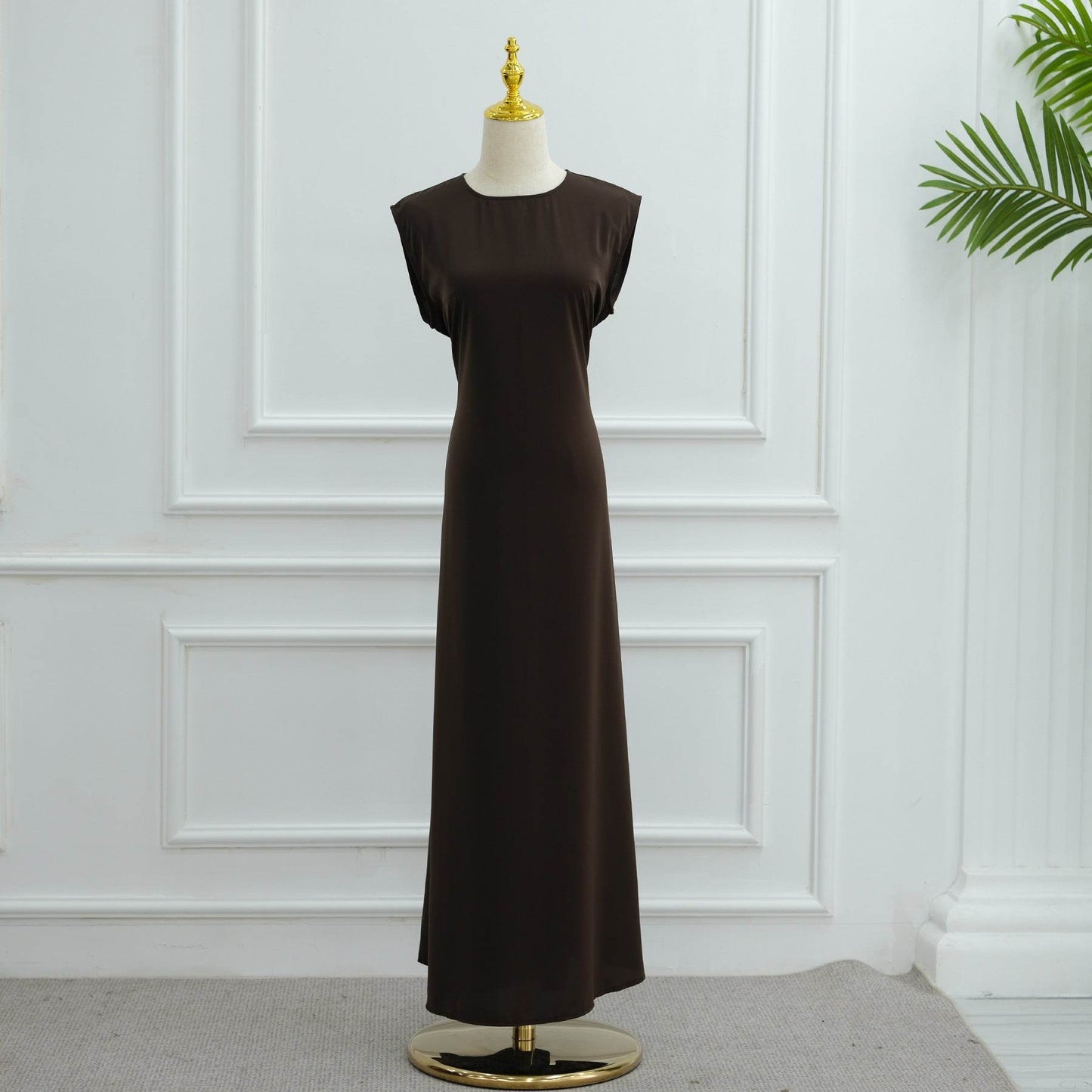 Belted long dress - Price Value Store