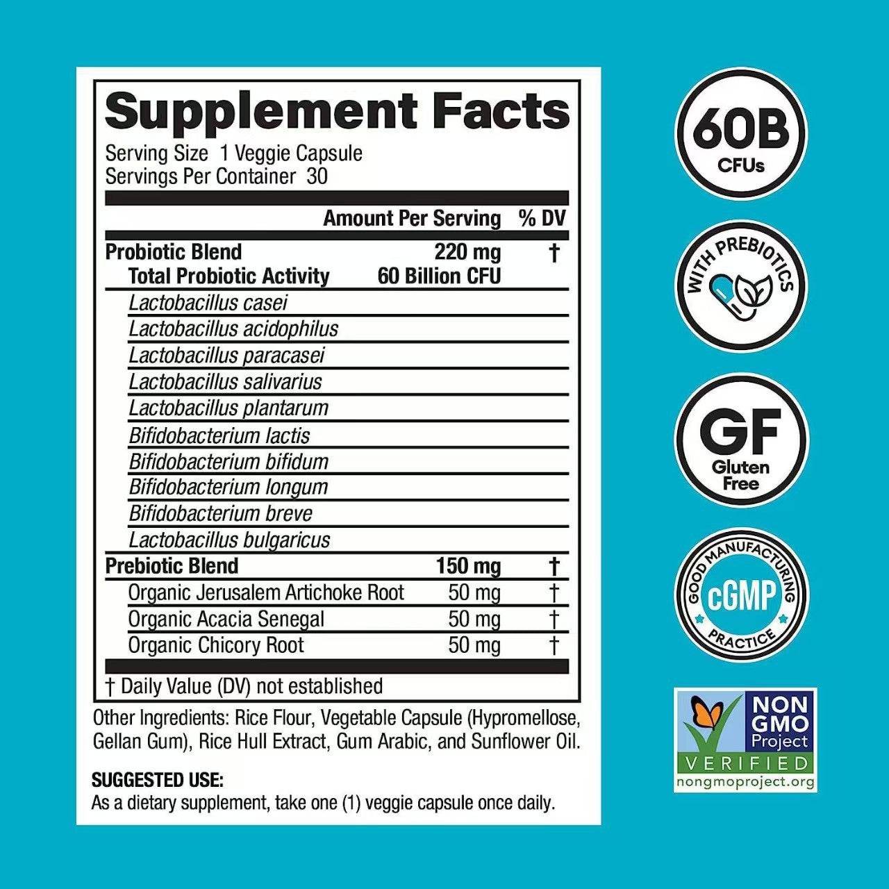 Exclusive for Probiotic capsule Conditioning Gastrointestinal Probiotic Capsules 60 - Price Value Store