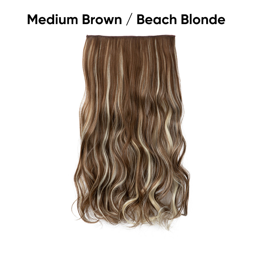 Long Curly Synthetic Hair Extensions with Clips