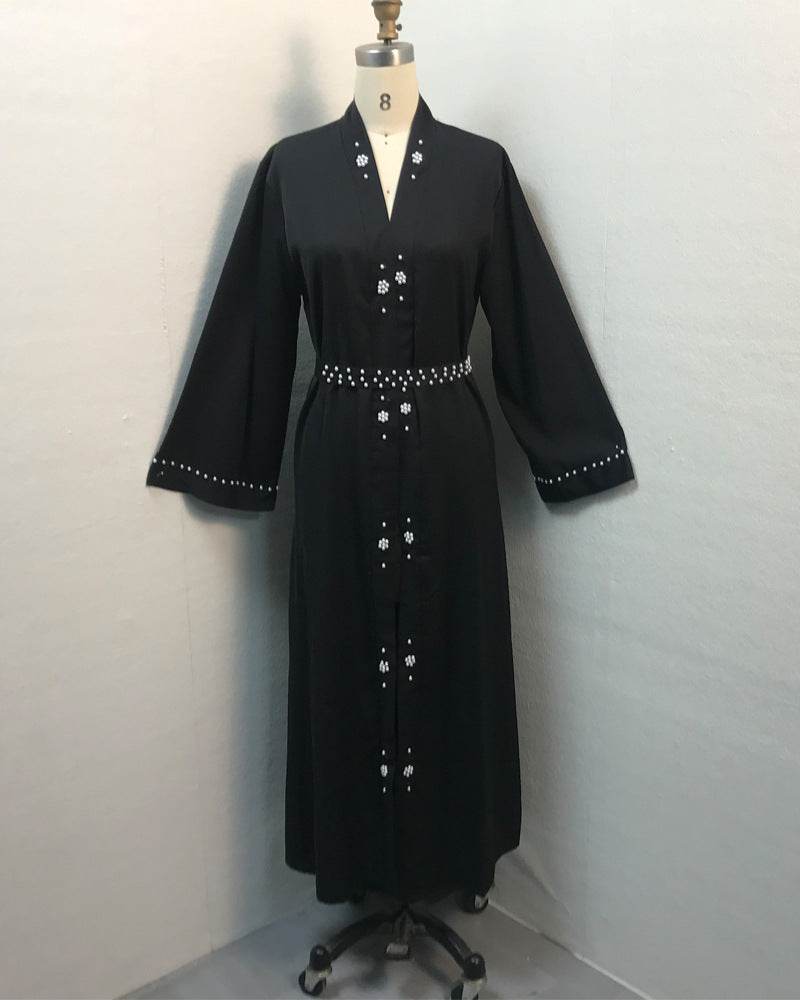 Elegant Beaded Tie Cardigan Robe for Women - Price Value Store