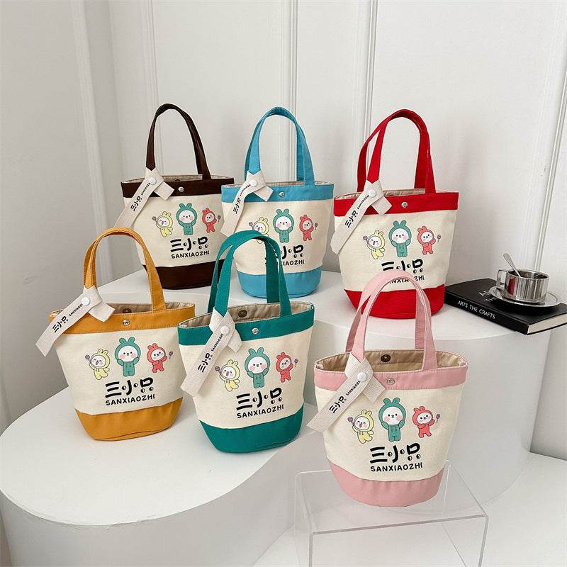 Cartoon-printed bucket bag - Price Value Store