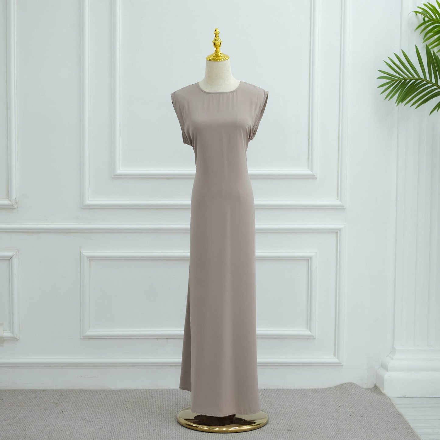 Belted long dress - Price Value Store