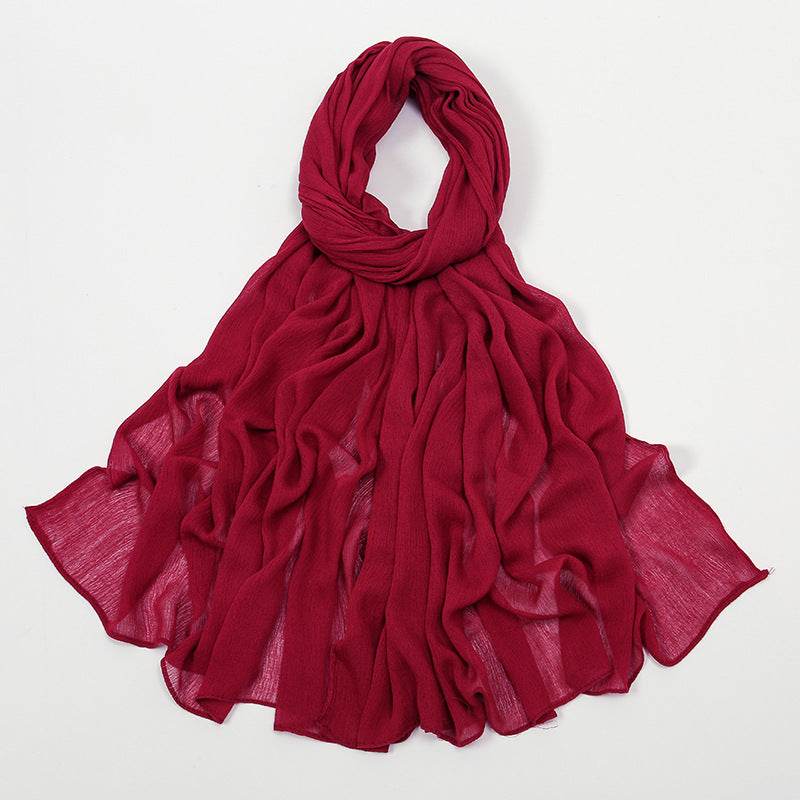 Solid-color simple headscarf - Price Value Store