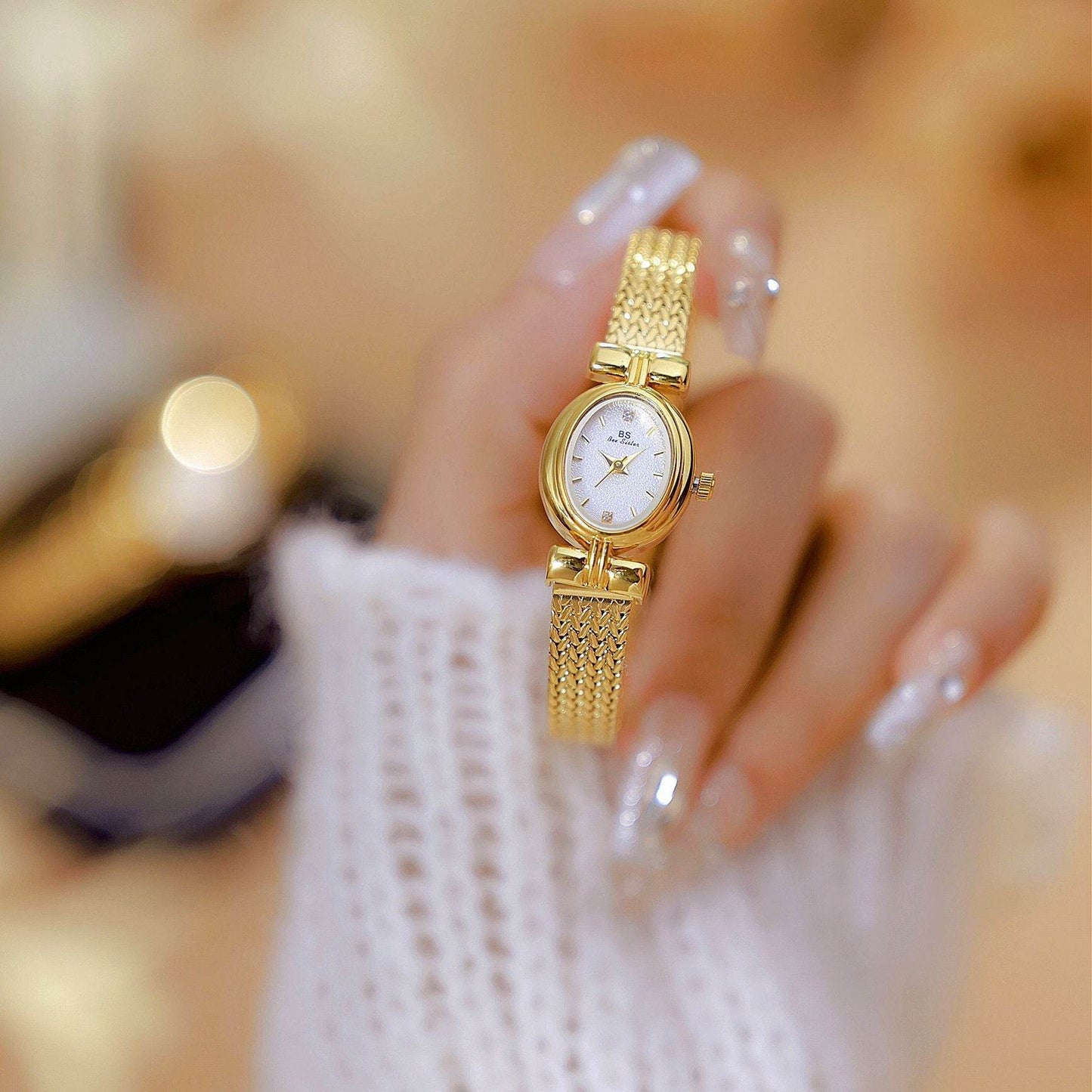 BS vintage light luxury jewelry, Wheat Ear Watch, elegant women's watch - Price Value Store