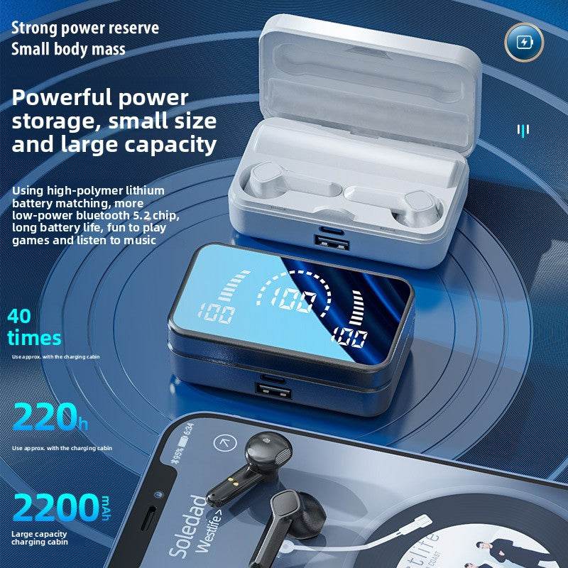 Wireless Bluetooth Earbuds with Mirror Screen - Price Value Store