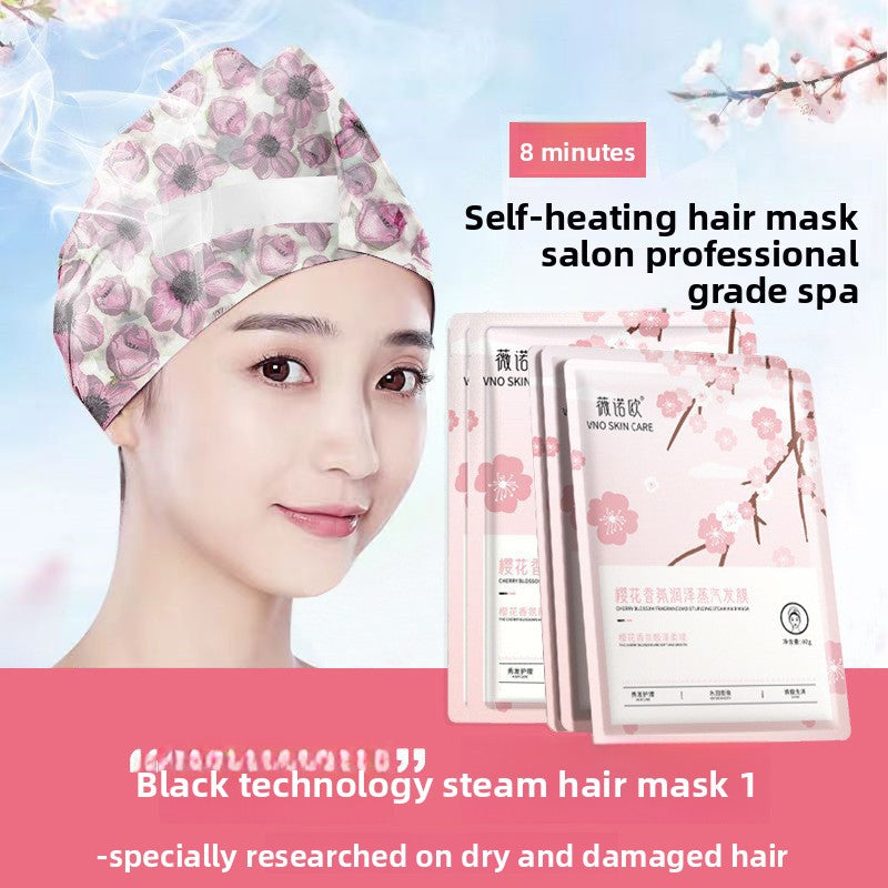 Vinnoo Sakura - Scented Steam Hair Mask Cap