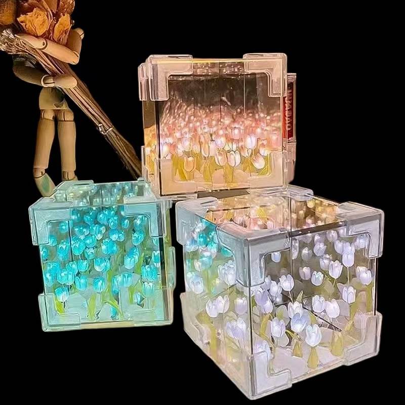 Rubik's Cube Tulip Sea Night Light - Price Value Store