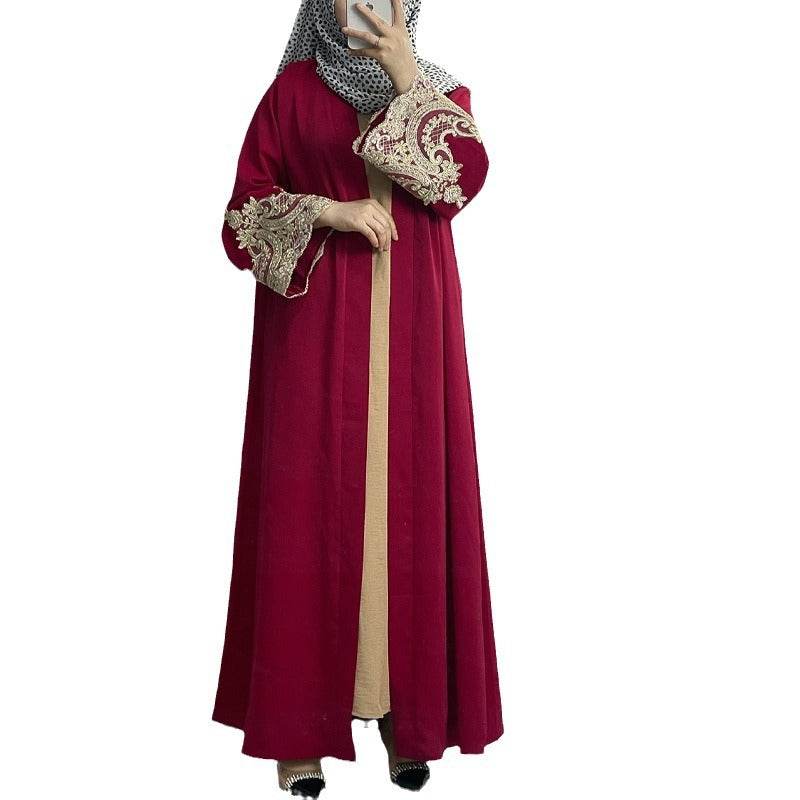 Elegant Embroidered Abaya Dress for Women - Price Value Store