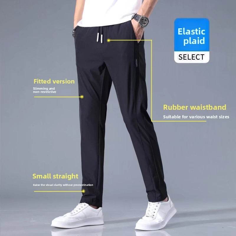 Casual silk pants for men - Price Value Store