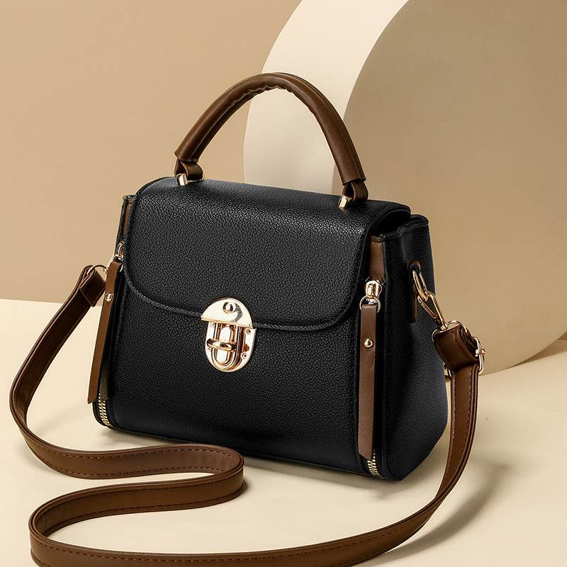Women's Fashion PU Lock Large Capacity Shoulder Crossbody Bag - Price Value Store