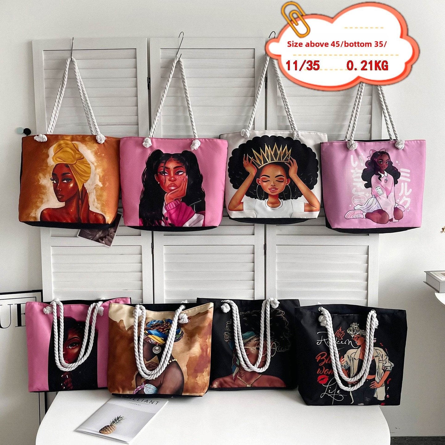 Retro canvas bag - Price Value Store
